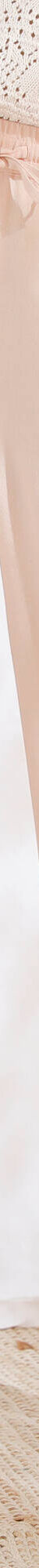 Pantacourt large, viscose et lin (rose poudré) Pantacourt large, viscose et lin (rose poudré)